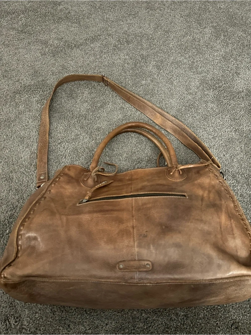 Bed Stu Rockaway X-Large Leather Tote Handbag